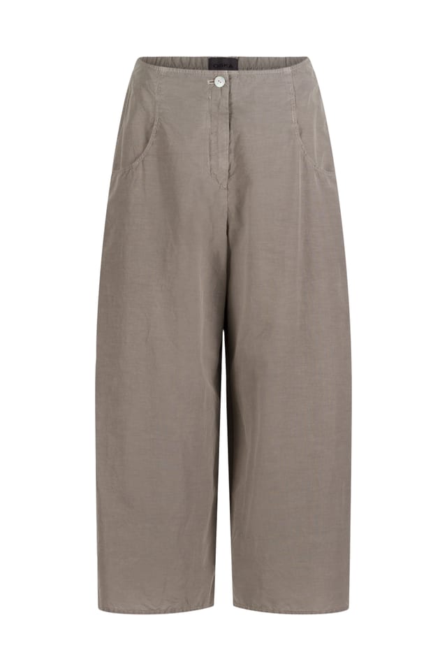 Trousers 634 - Cotton cupro rips - 122NETTLE - 10260110525