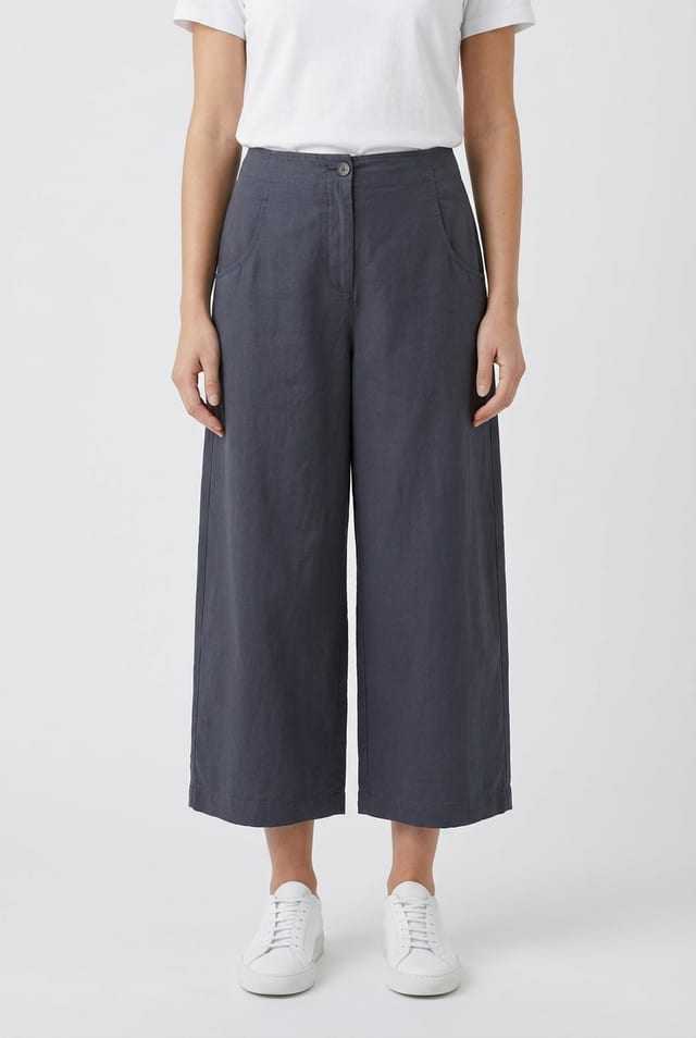 Trousers 634 - Cotton cupro rips - 472DEW - 10260110525