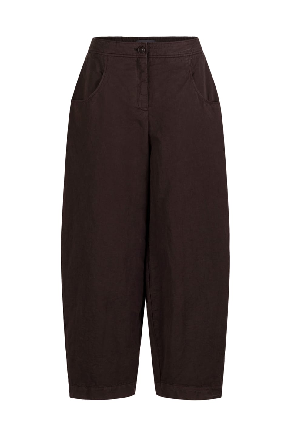 Trousers 637 - Cotton linen twill - 480SHALE - 10260110528