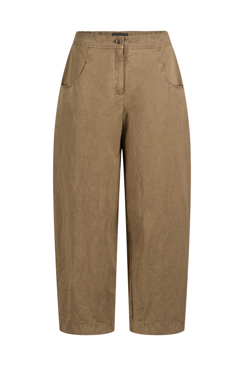 Trousers 637 - Cotton linen twill - 842DUNE - 10260110528