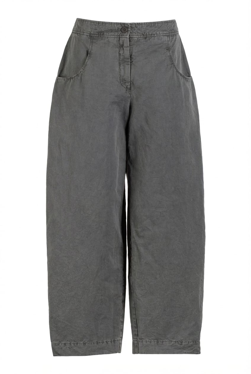 Trousers 637 - Cotton linen twill - 952CAVE - 10260110528