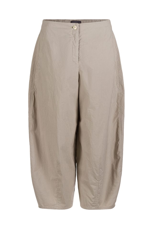 Trousers 639 - Irregular, fine stripes on stretch cotton - 10260110530