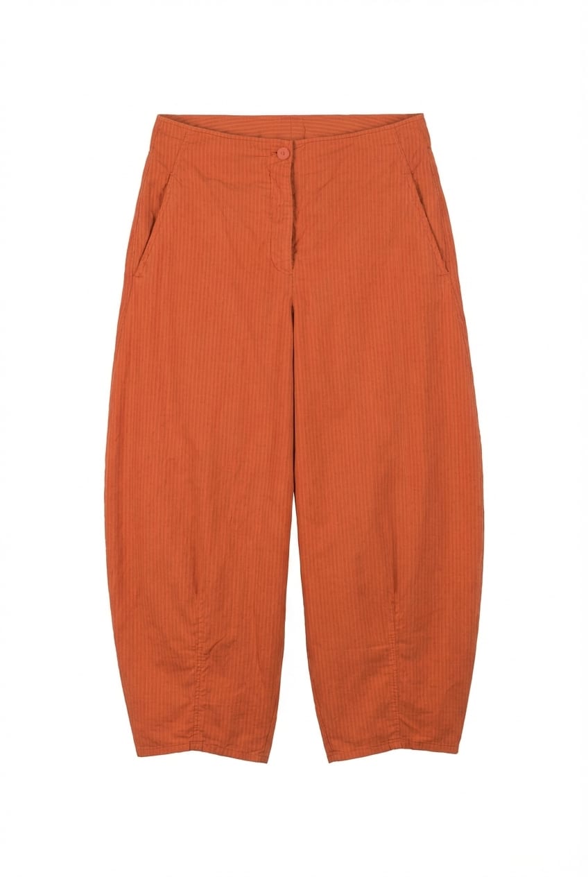 Trousers 639 - Irregular, fine stripes on stretch cotton - 260PICANTE - 10260110530