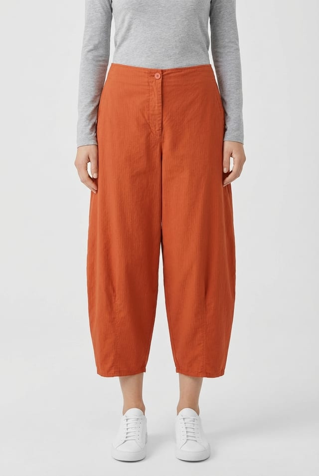 Trousers 639 - Irregular, fine stripes on stretch cotton - 260PICANTE - 10260110530