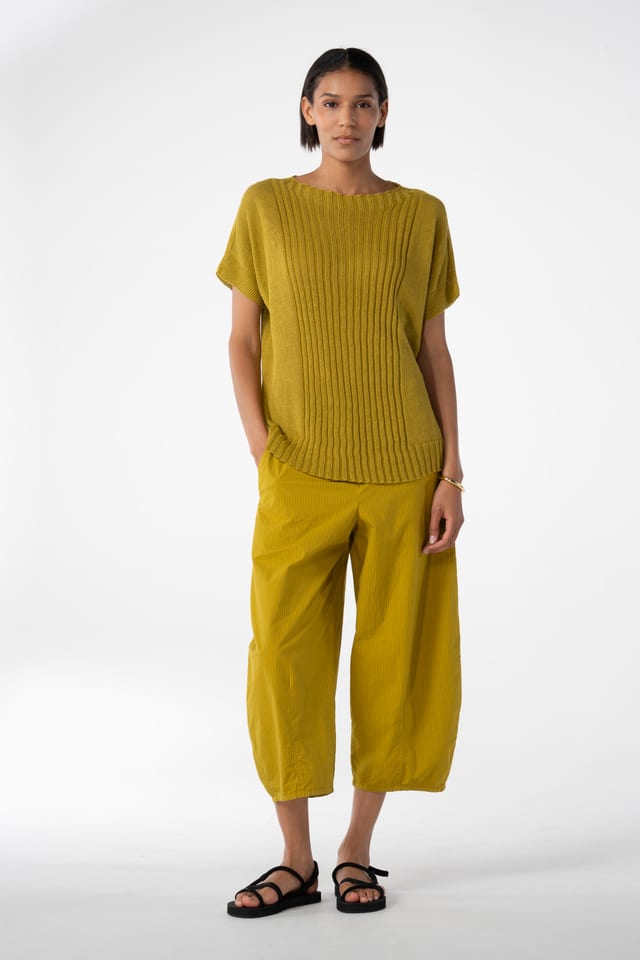 Hose 639 - Unregelmässige, feine Streifen auf Baumwoll-Stretch - 750NUGGET - 10260110530