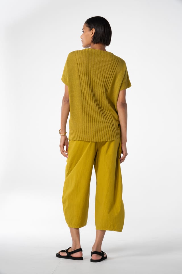 Hose 639 - Unregelmässige, feine Streifen auf Baumwoll-Stretch - 750NUGGET - 10260110530