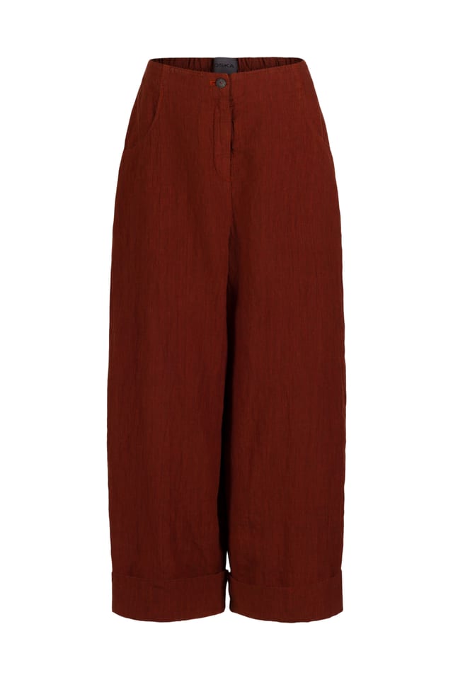 Trousers 640 - Linen cotton fil-à-fil - 260PICANTE - 10260110531