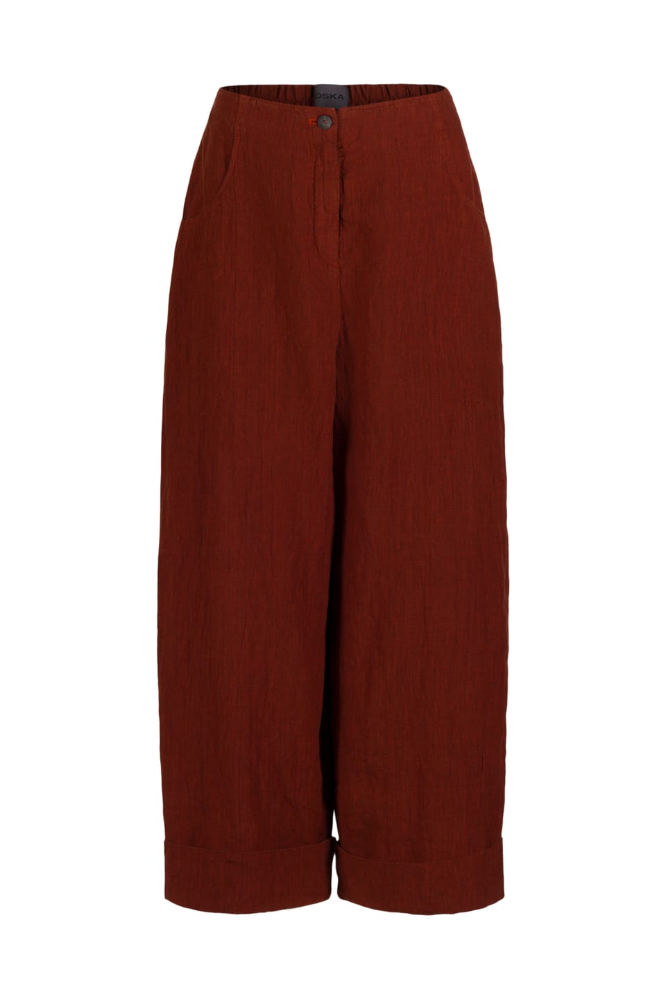 Trousers 640 - Linen cotton fil-à-fil - 260PICANTE - 10260110531