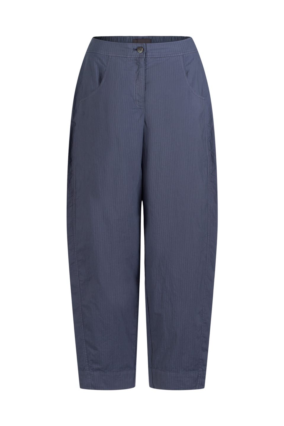 Trousers 641 - Irregular, fine stripes on stretch cotton - 470DEW - 10260110532