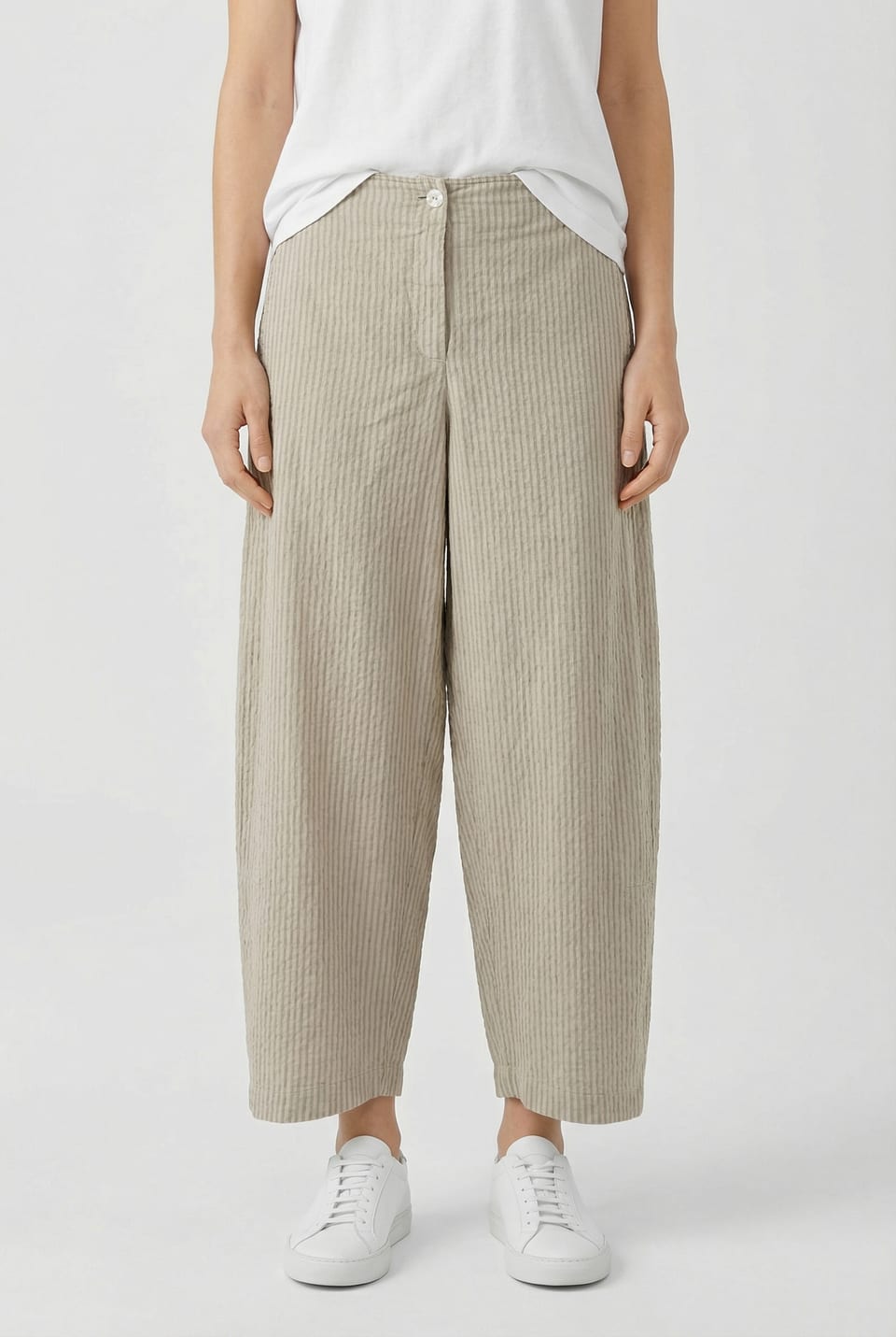 Trousers 642 - Mélange stripe - 120NETTLE - 10260110533