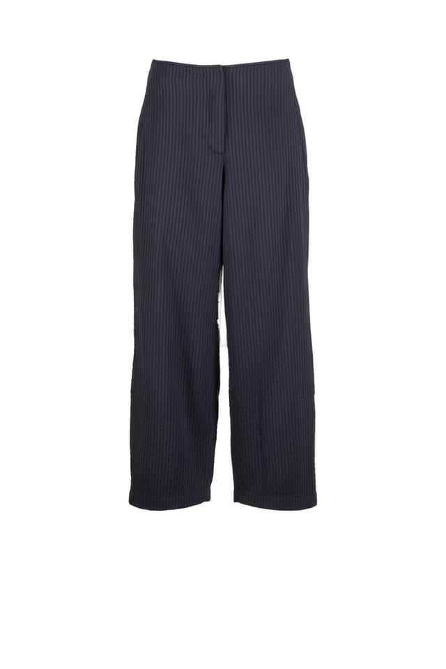 Trousers 642 - Mélange stripe - 490NAVY - 10260110533