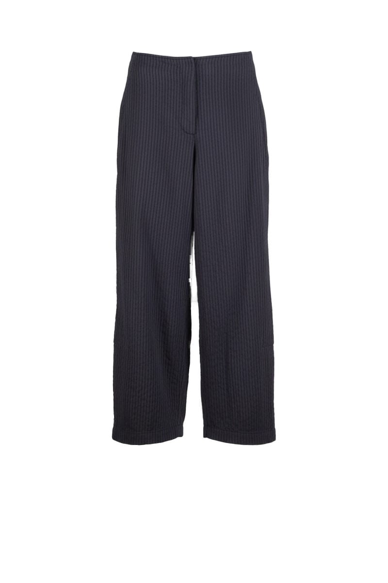 Trousers 642 - Mélange stripe - 490NAVY - 10260110533