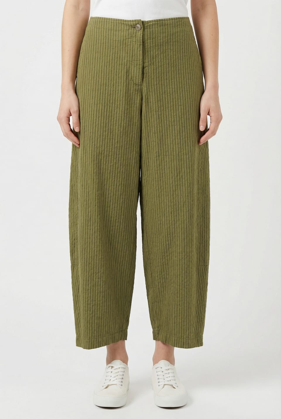 Trousers 642 - Mélange stripe - 770CACTUS - 10260110533