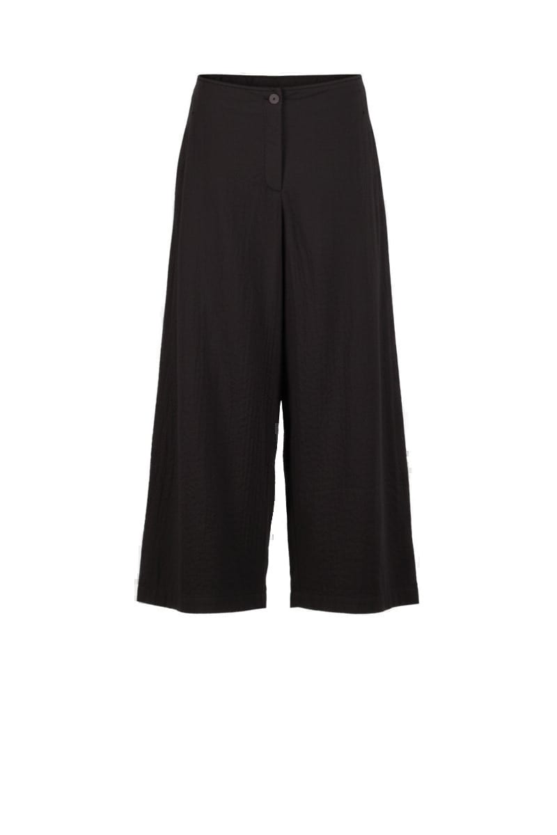 Trousers 642 - Mélange stripe - 990BLACK - 10260110533