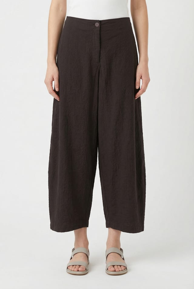 Trousers 642 - Mélange stripe - 990BLACK - 10260110533