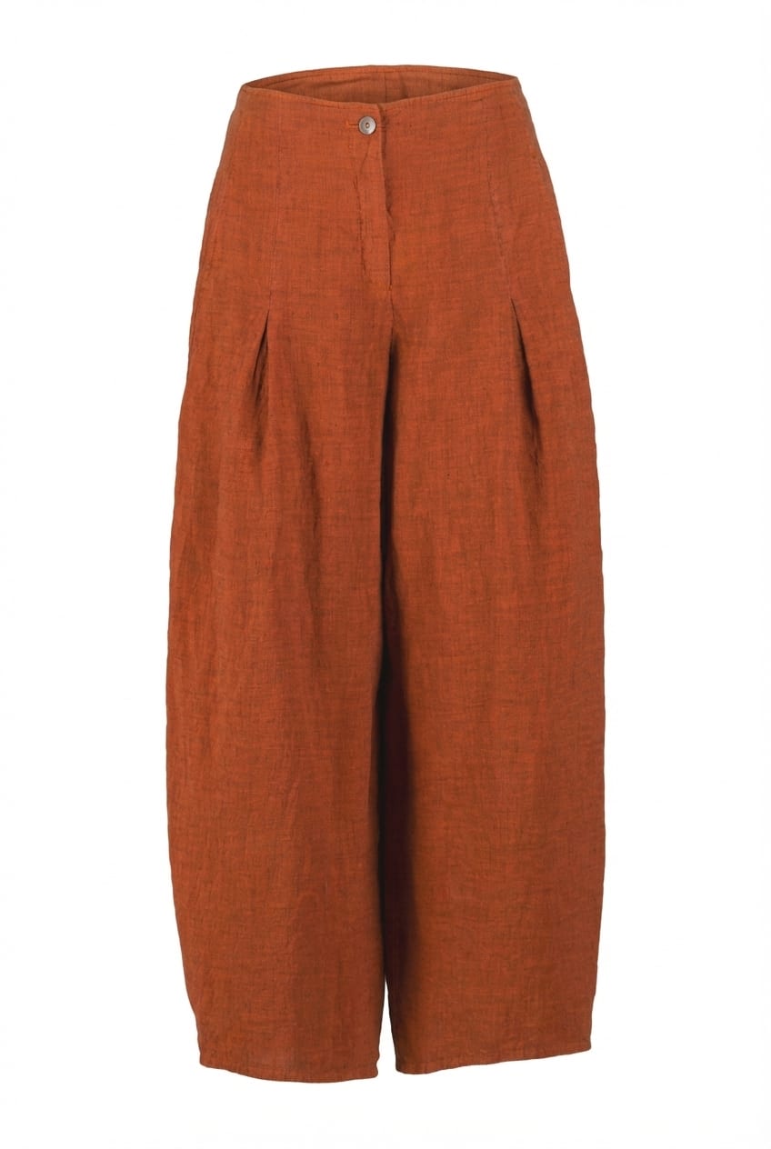 Broek 643 - Linnen streep - 230RUST - 10260110534