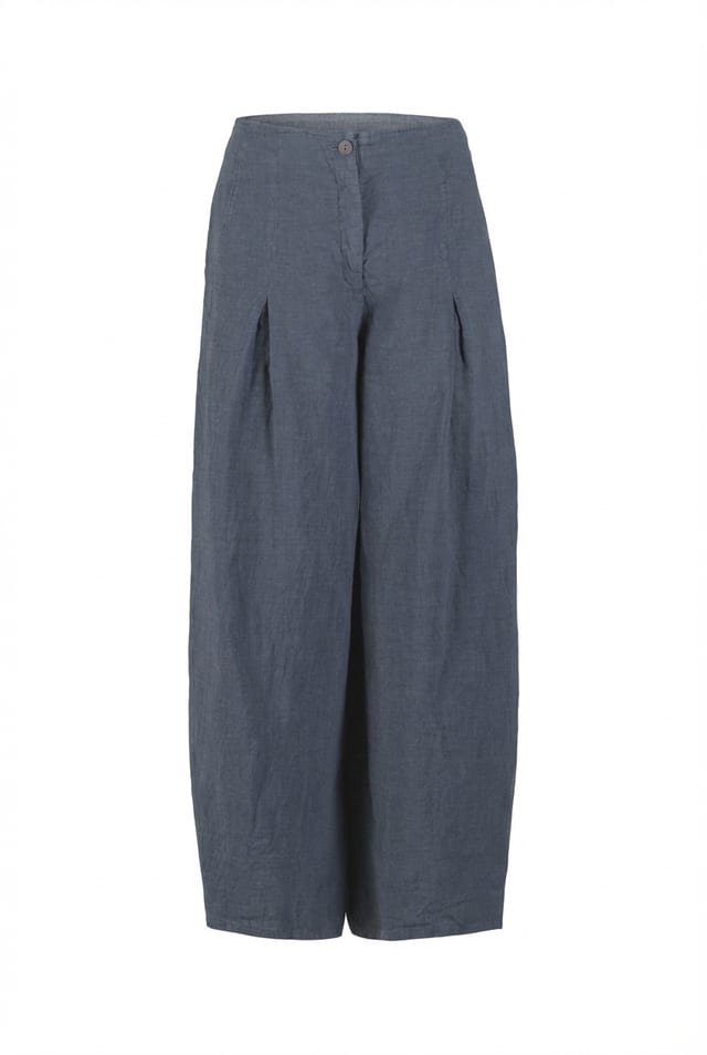 Trousers 643 - Linen fine stripes - 470DEW - 10260110534