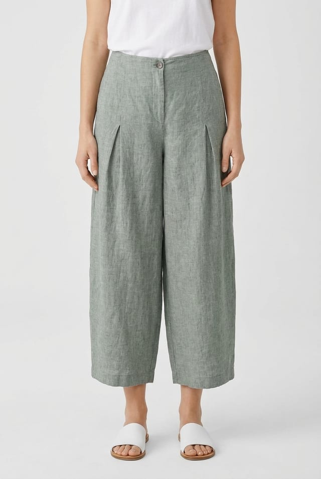 Trousers 643 - Linen fine stripes - 620POOL - 10260110534