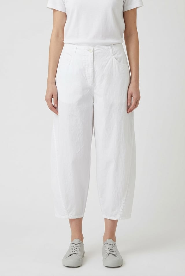 Trousers 646 - Cotton rips - 100WHITE - 10260110537