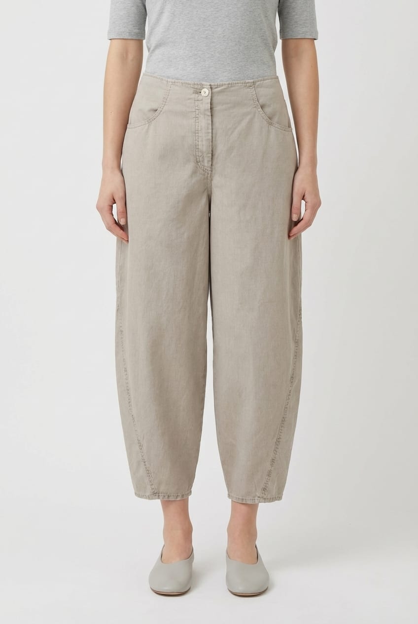 Trousers 646 - Cotton rips - 122NETTLE - 10260110537