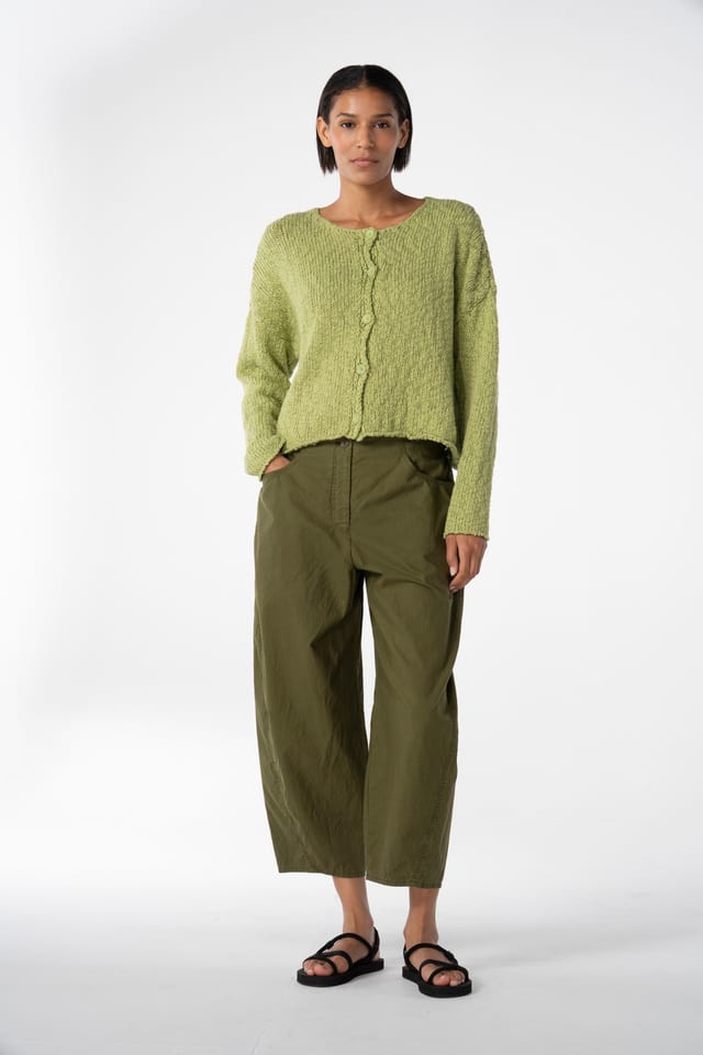 Trousers 646 - Cotton rips - 772CACTUS - 10260110537