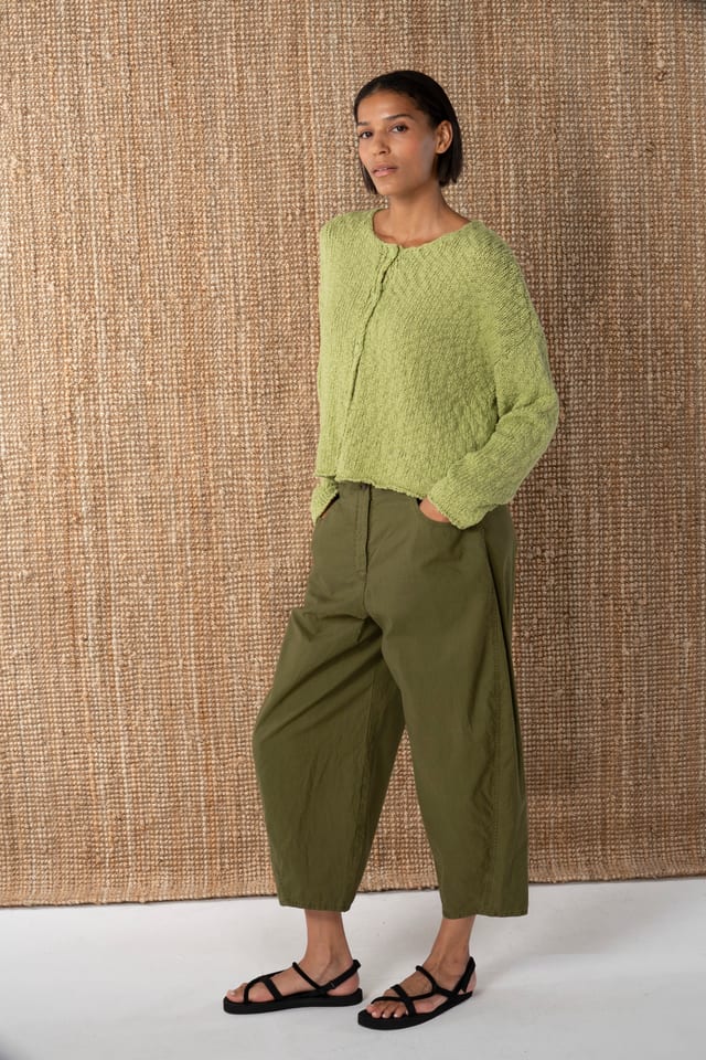 Trousers 646 - Cotton rips - 772CACTUS - 10260110537