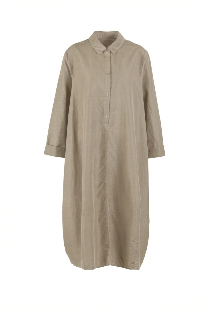 Dress 609 - Cotton cupro rips - 122NETTLE - 10260110550