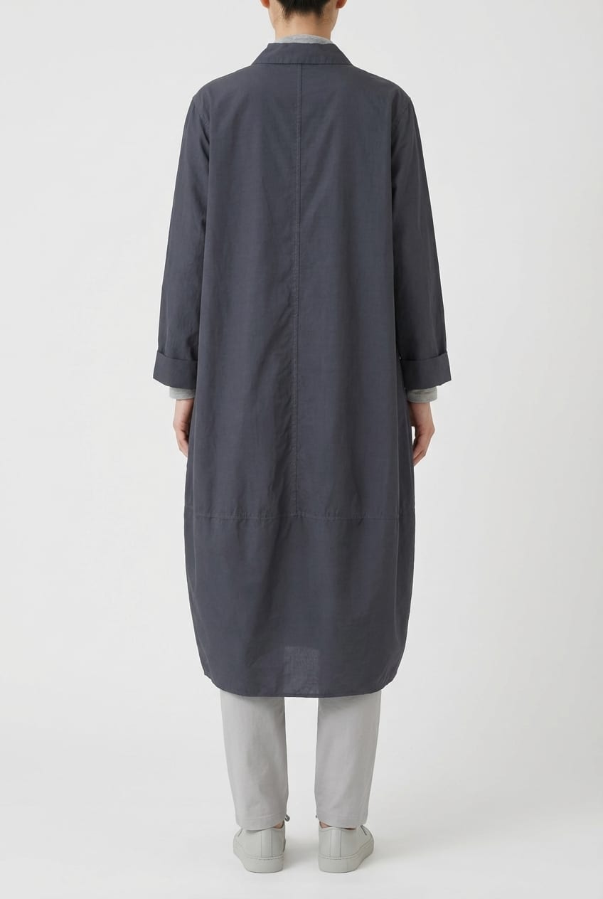 Dress 609 - Cotton cupro rips - 472DEW - 10260110550