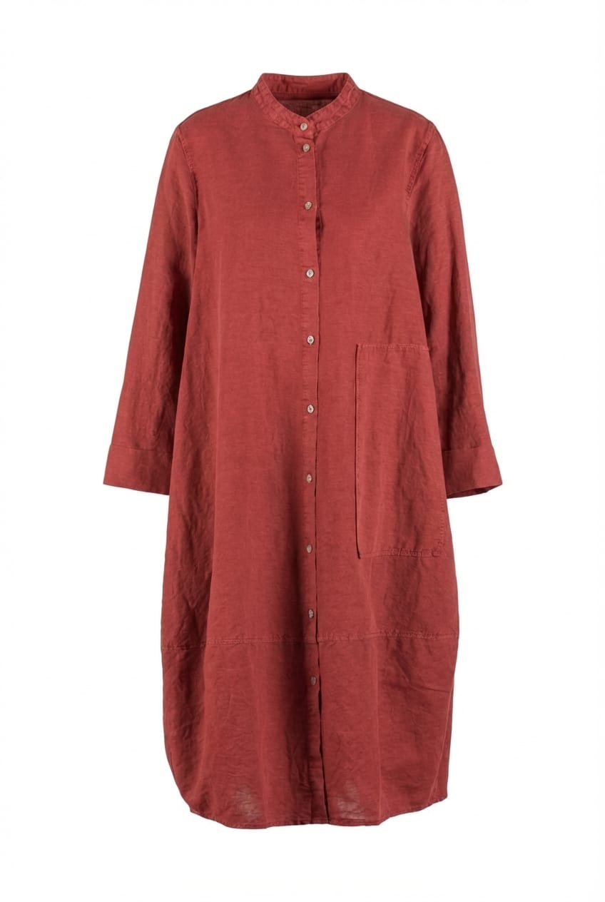 Dress 610 - Flowing dobby - 342PEPPER - 10260110551