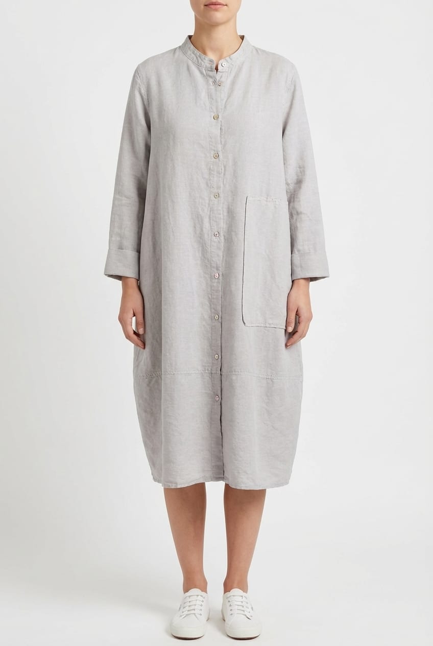 Dress 610 - Flowing dobby - 922CHALK - 10260110551