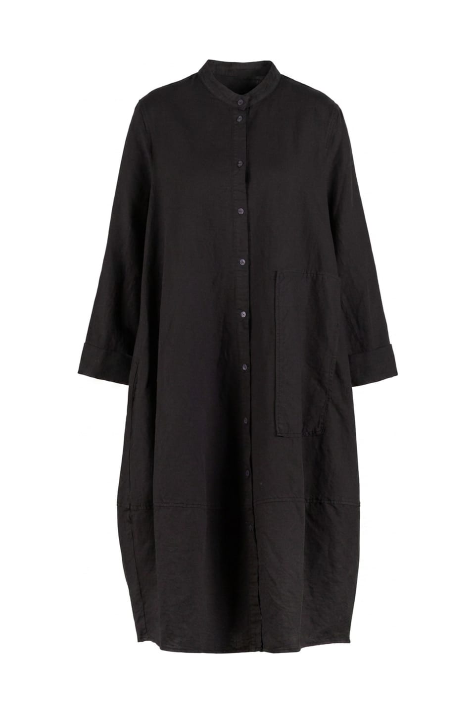 Dress 610 - Flowing dobby - 990BLACK - 10260110551