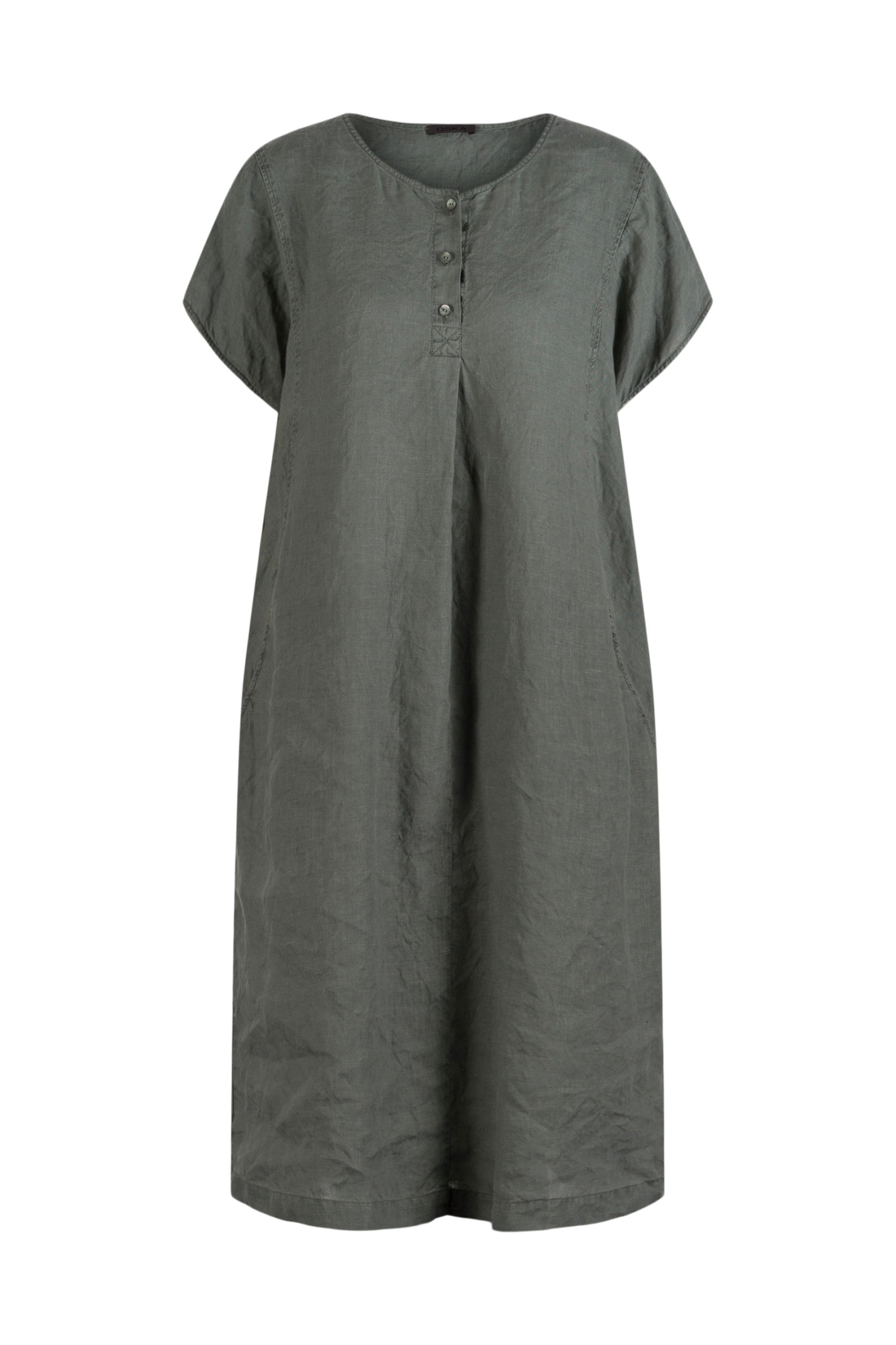 Dress 612 Green Pure Hemp