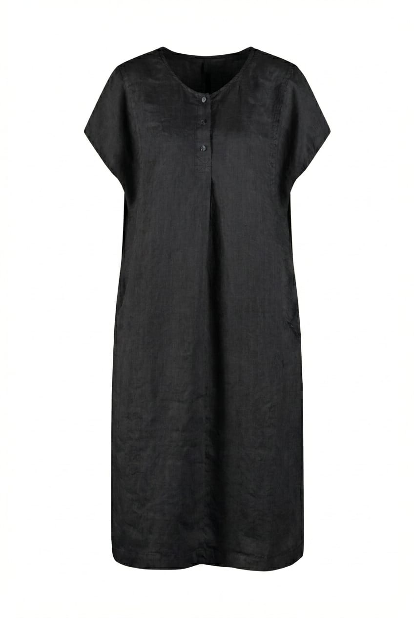 Jurk 612 - 100% Hennep - 990BLACK - 10260110553