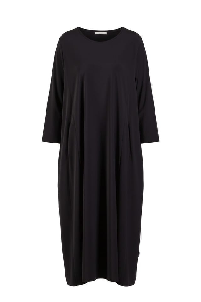 Dress 614 - Techno stretch rib - 990BLACK - 10260110555