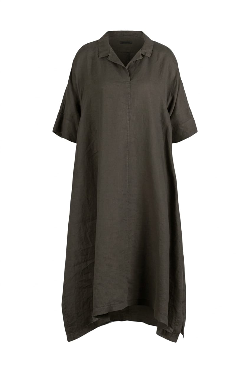 Dress 615 - Pure linen - 780PALMTREE - 10260110556