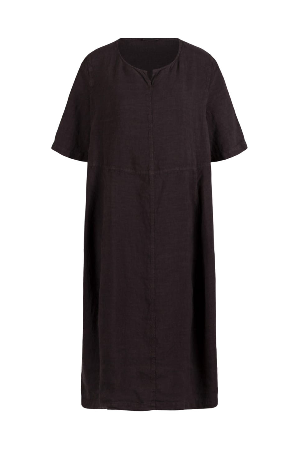 Dress 616 - Linen fine stripes - 480SHALE - 10260110557