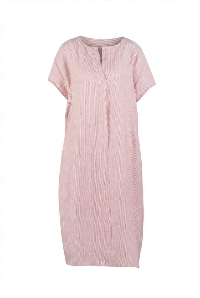 Dress 618 - Linen stripes variations - 261PICANTE - 10260110559