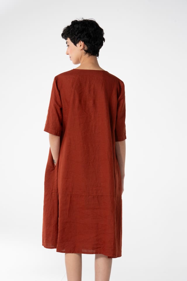 Dress 620 - Pure linen - 262PICANTE - 10260110561