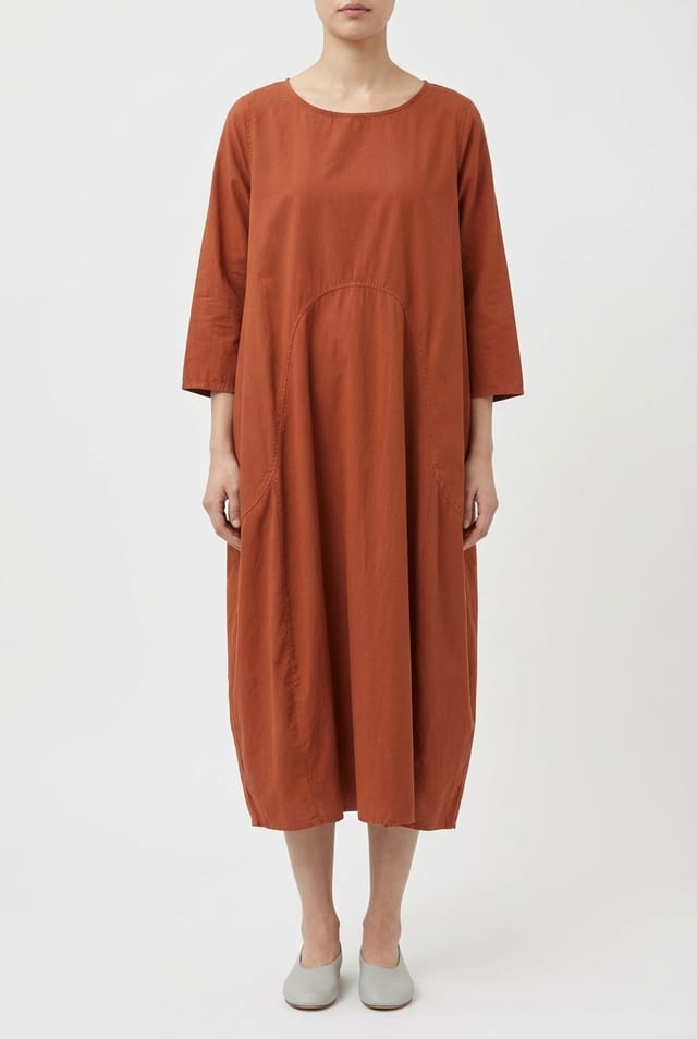 Dress 625 - Windowpane poplin - 262PICANTE - 10260110566