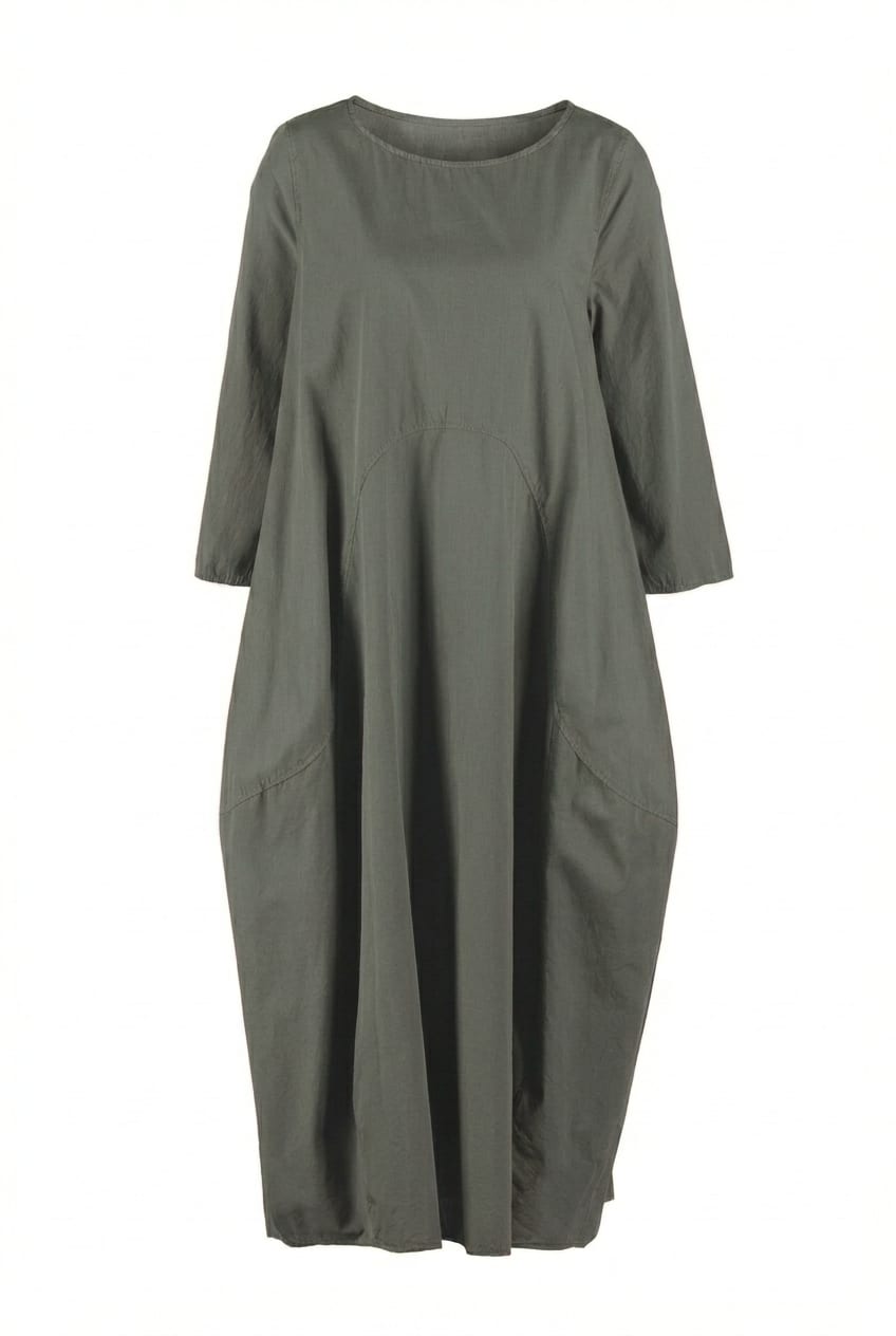 Jurk 625 - Poplin katoen - 652ALOE - 10260110566