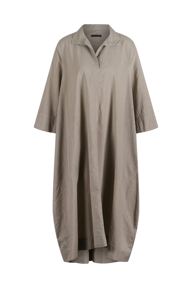 Dress 626 - Cotton with micro-stripes - 120NETTLE - 10260110567