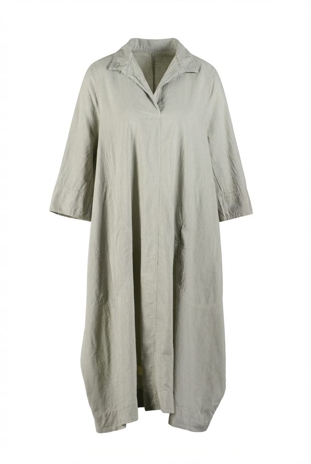 Dress 626 - Cotton with micro-stripes - 620POOL - 10260110567