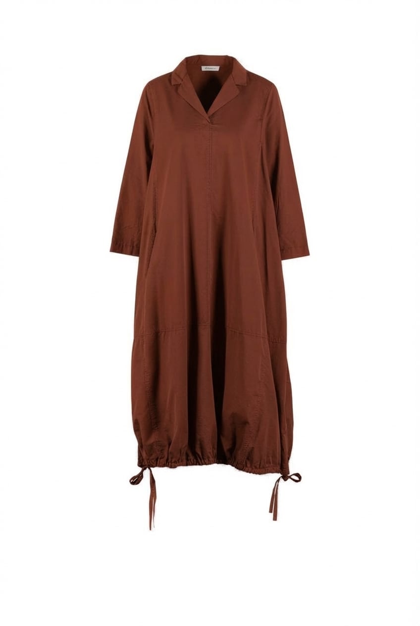 Dress 628 - Micro twill in cotton lyocell blend - 262PICANTE - 10260110569
