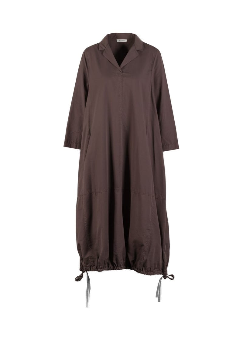 Dress 628 - Micro twill in cotton lyocell blend - 482SHALE - 10260110569