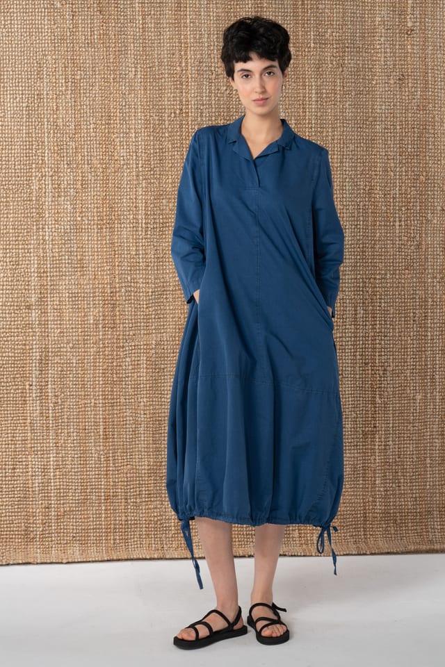 Dress 628 - Micro twill in cotton lyocell blend - 572DENIM - 10260110569