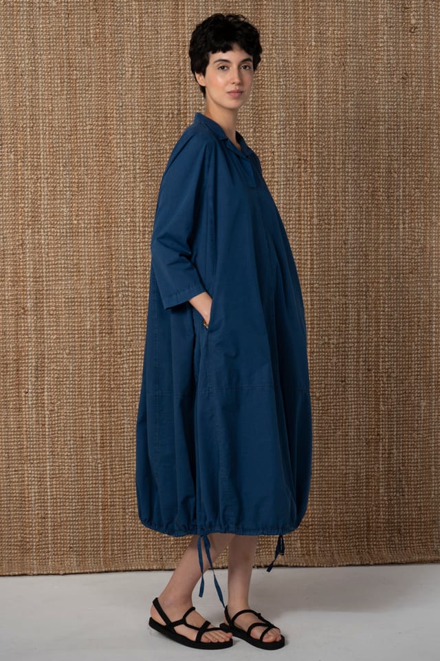 Dress 628 - Micro twill in cotton lyocell blend - 572DENIM - 10260110569