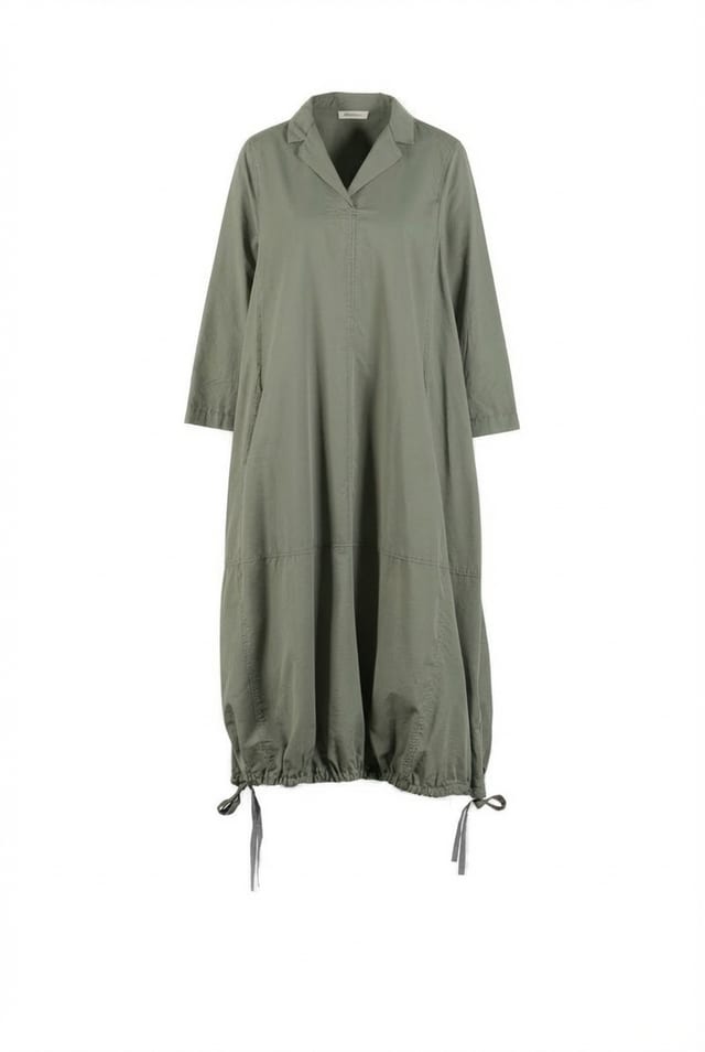 Dress 628 - Micro twill in cotton lyocell blend - 622POOL - 10260110569