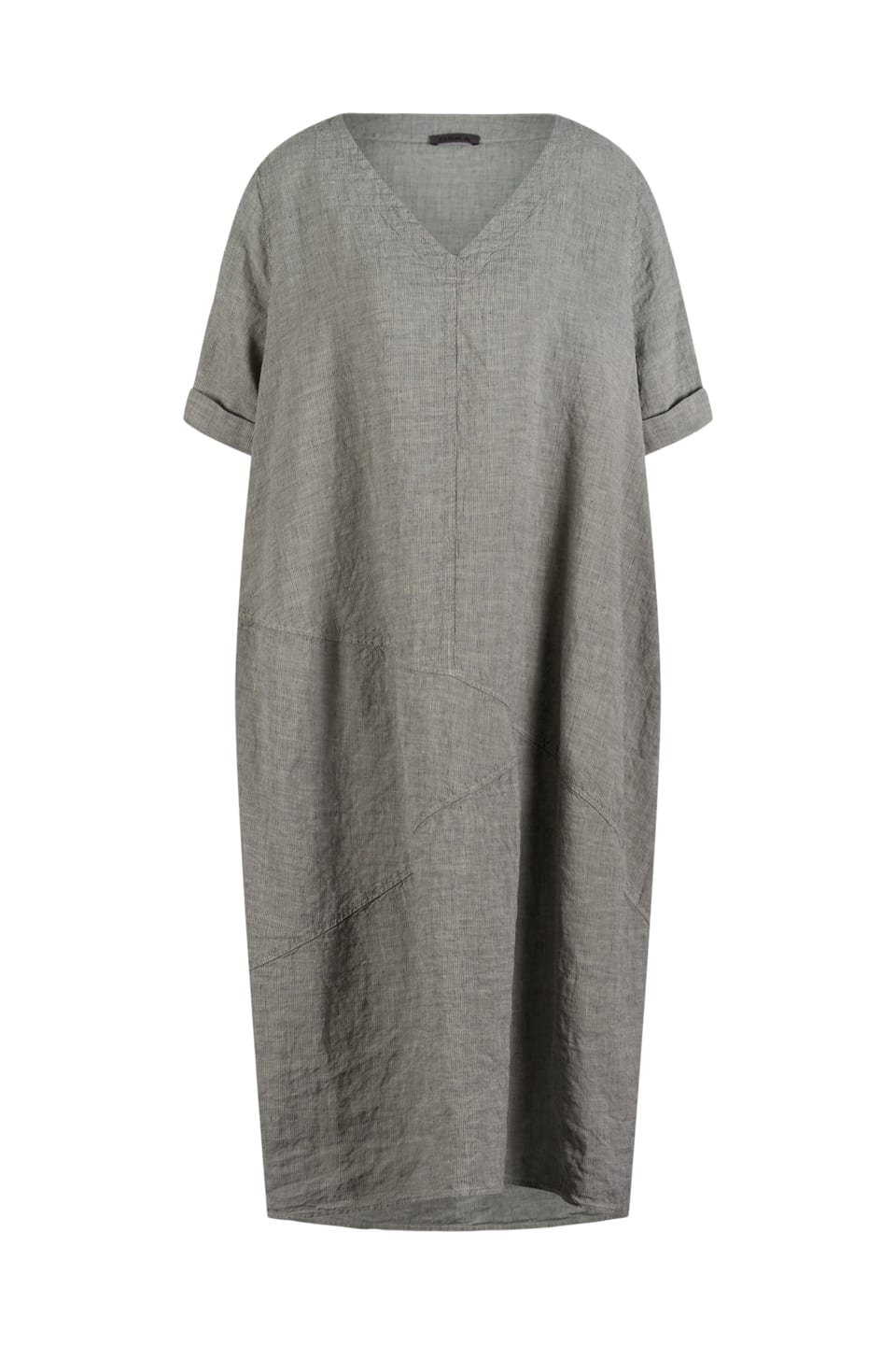 Dress 629 - Linen fine stripes - 620POOL - 10260110570