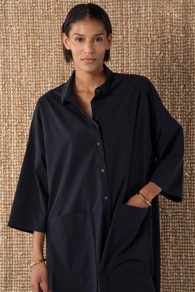Dress 630 - Techno poplin - 490NAVY - 10260110571