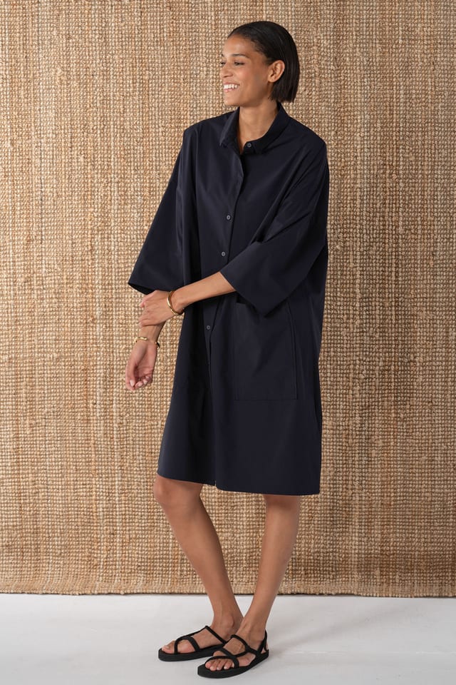 Šaty 630 - Techno poplin - 490NAVY - 10260110571